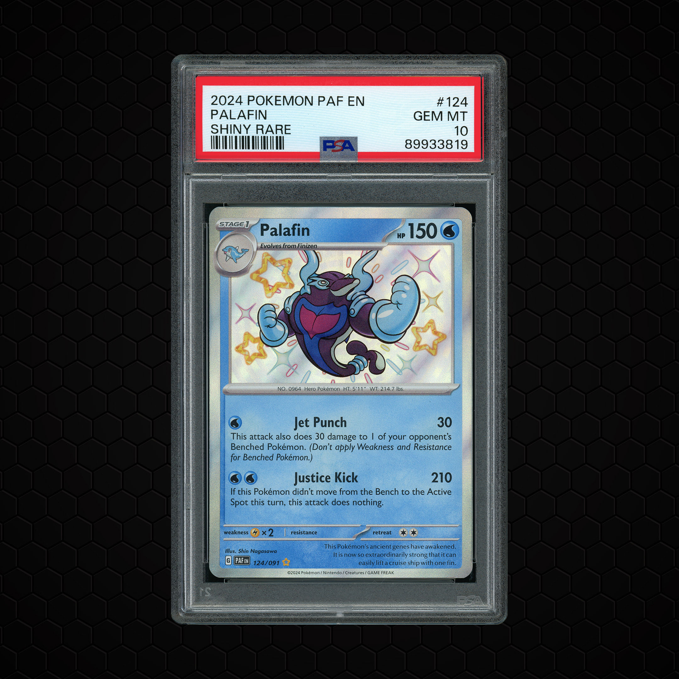 2024 Paldean Fates Palafin #124 PSA 10