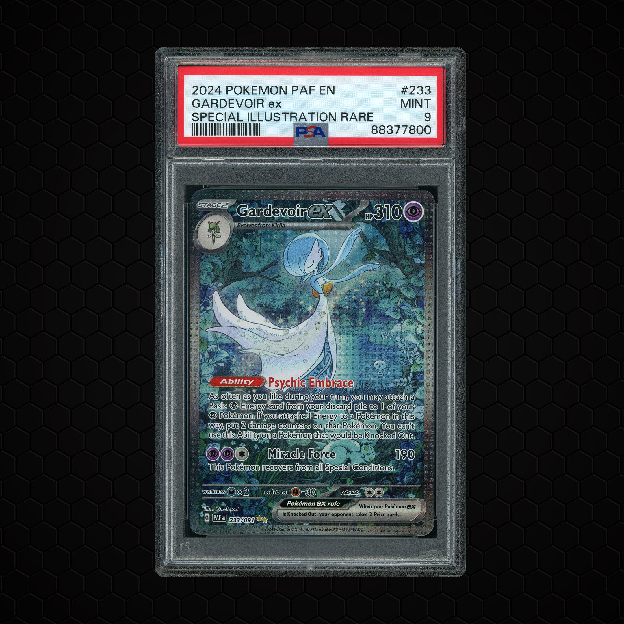 2024 Paldean Fates Gardevoir EX #233 PSA 9