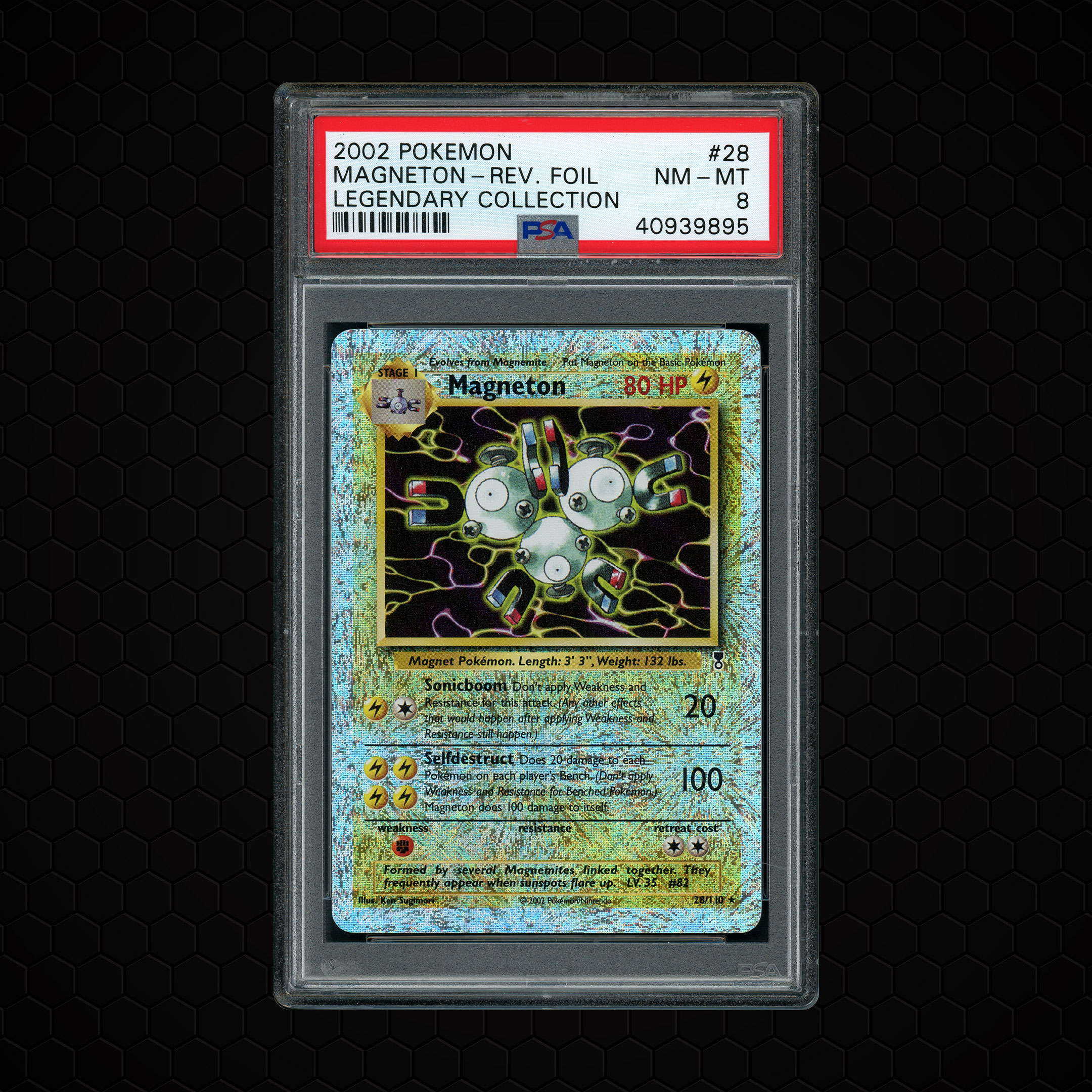 2002 Legendary Collection Magneton #28 PSA 8