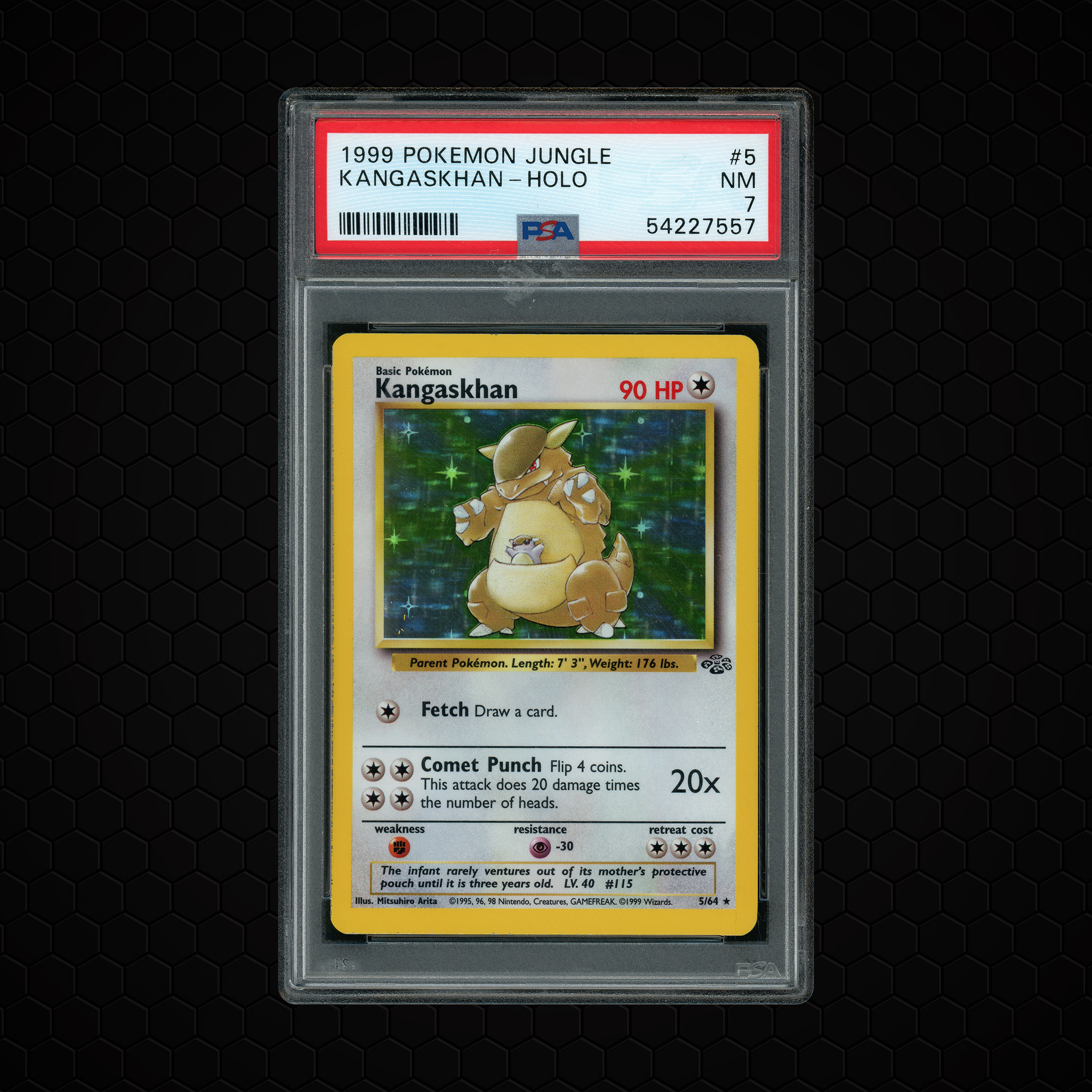 1999 Jungle Kangaskhan #5 PSA 7