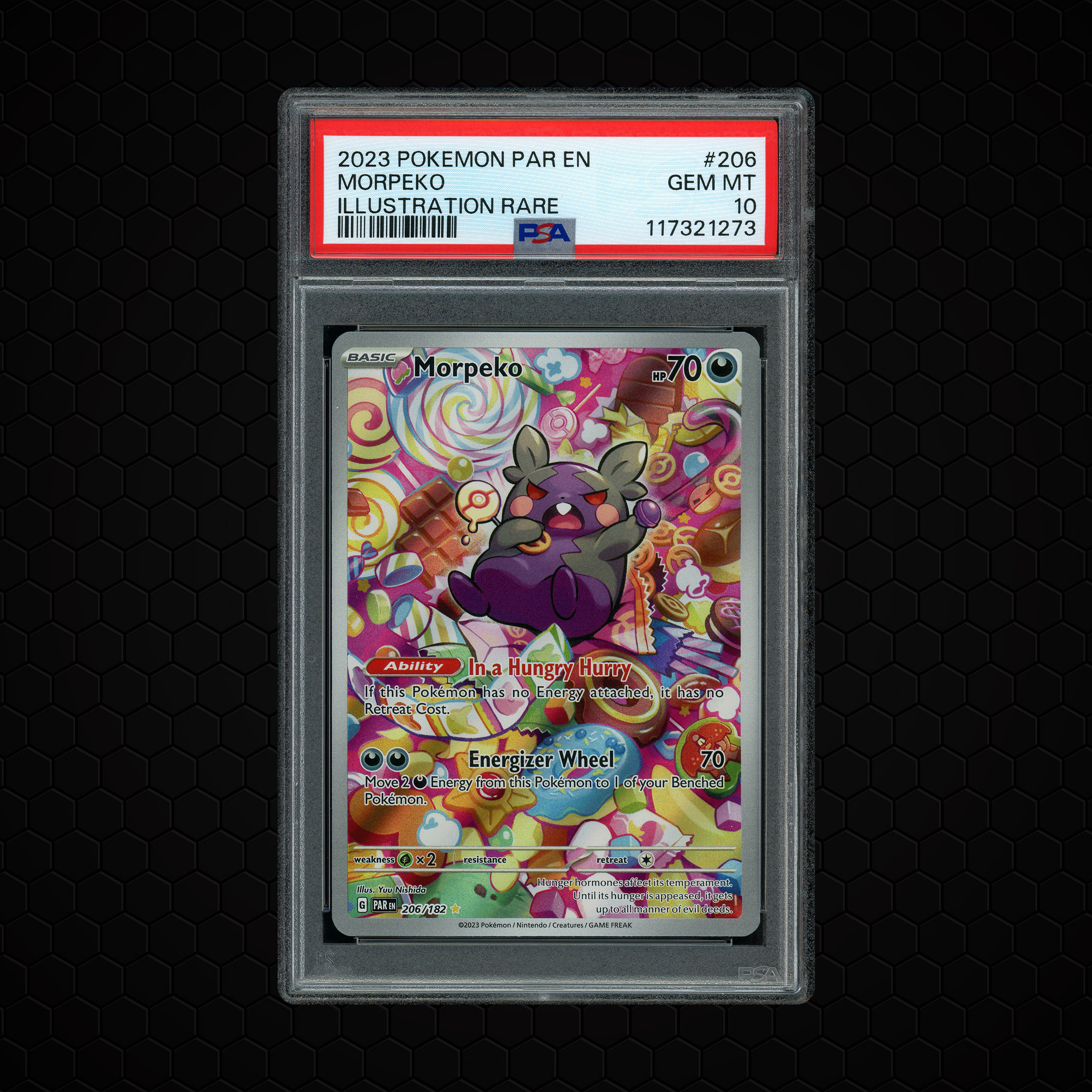 Paradox Rift 206 2023 Paradox Rift Morpeko #206 PSA 10 - 3611