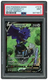 2022 Silver Tempest Corviknight V #TG18 PSA 9 on Beezie.