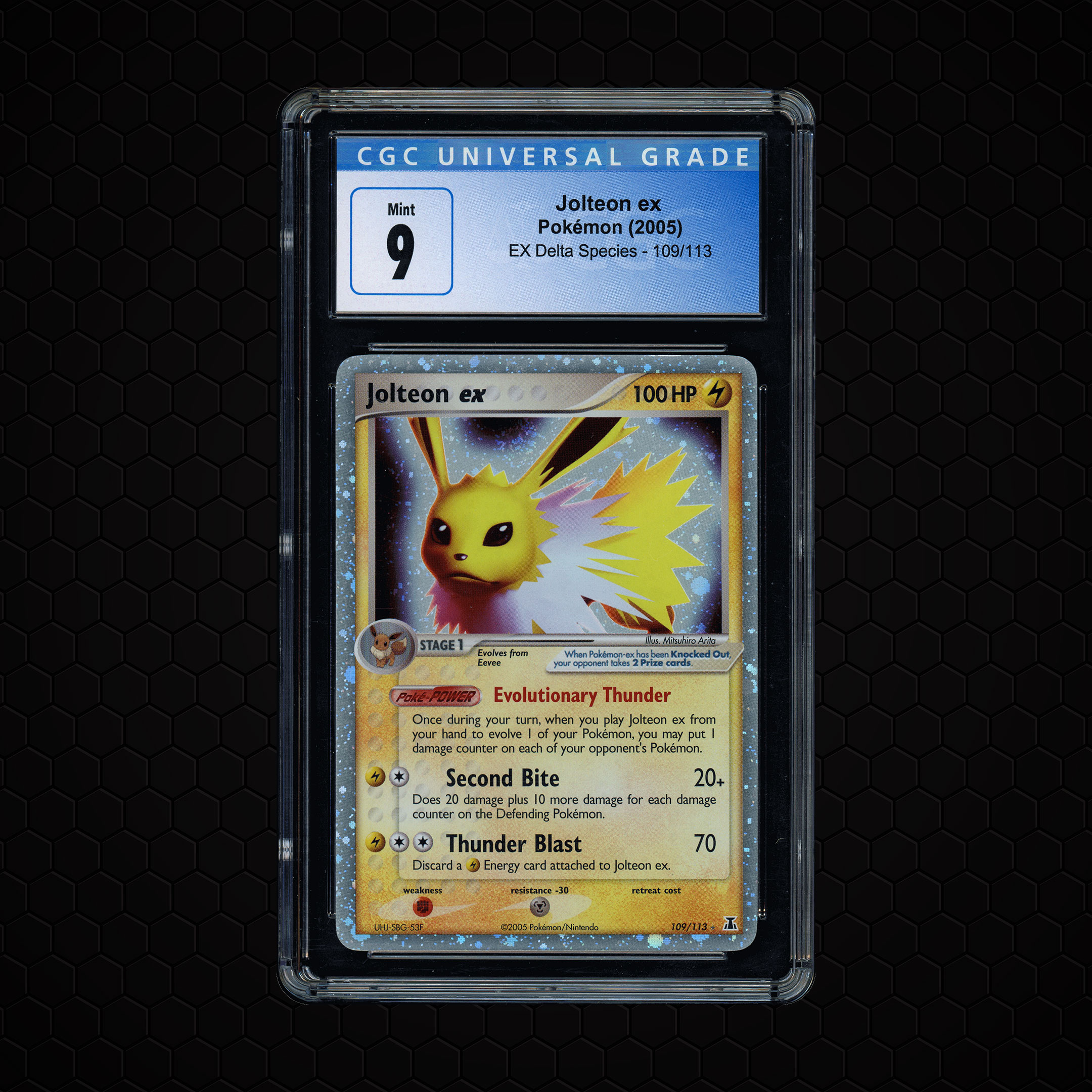 2005 Delta Species Jolteon Ex #109 CGC 9