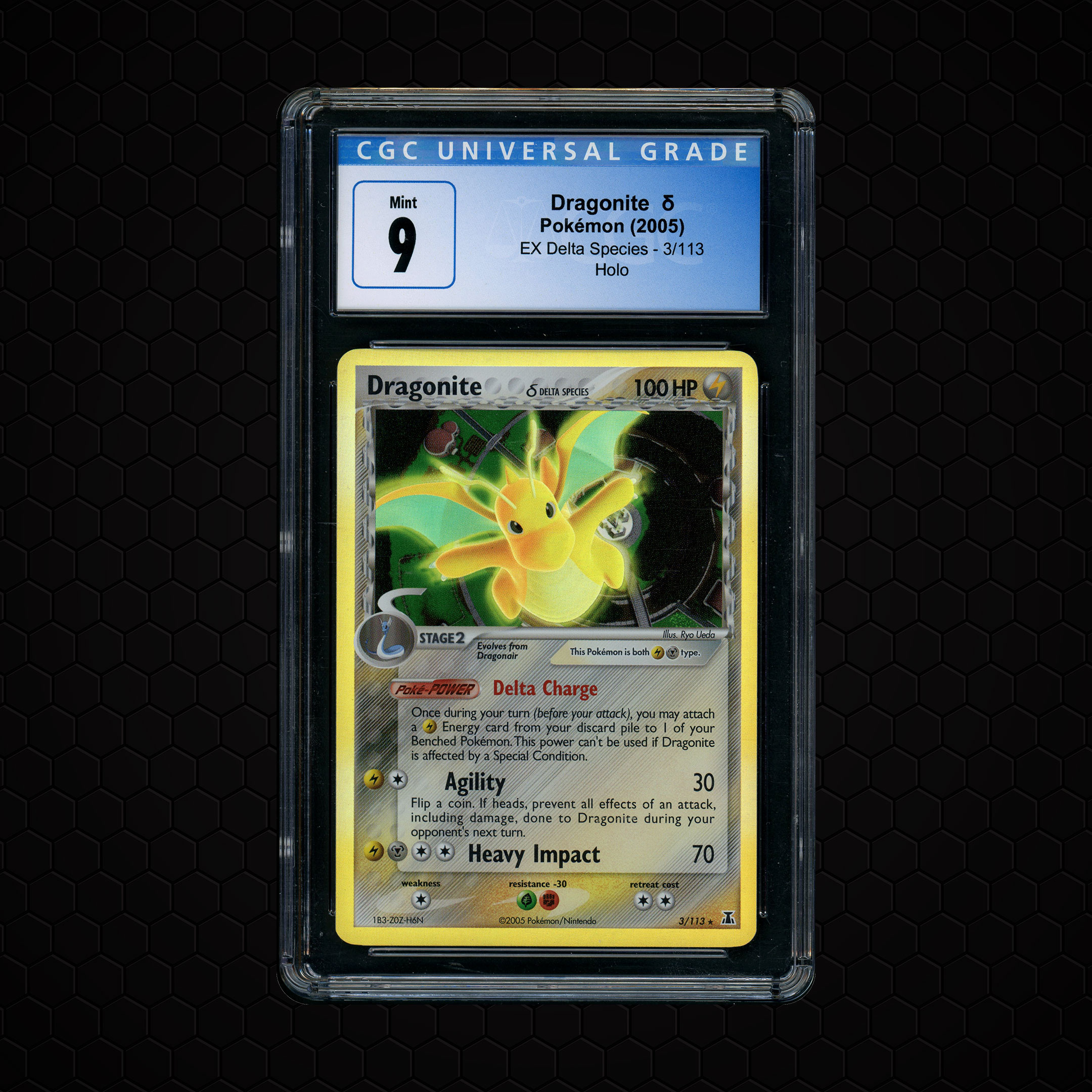2005 Delta Species Dragonite #3 CGC 9