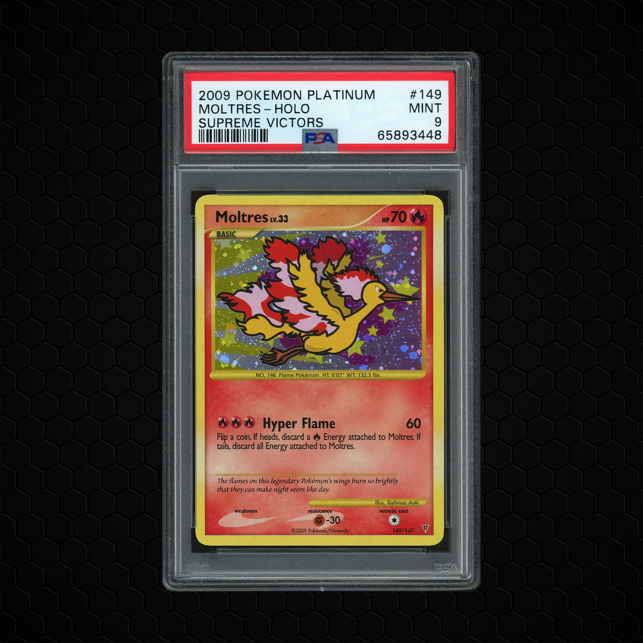 2009 Supreme Victors Moltres #149 PSA 9
