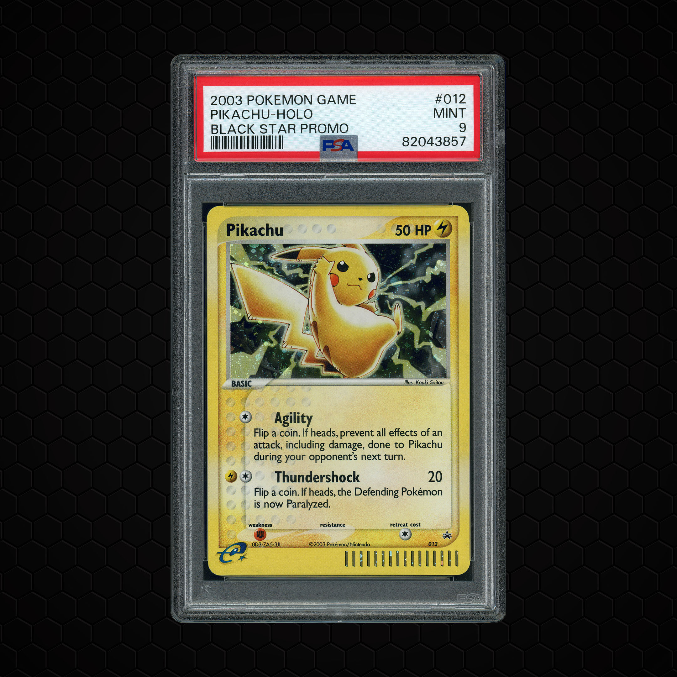 2003 Pokemon Game Pikachu #12 PSA 9