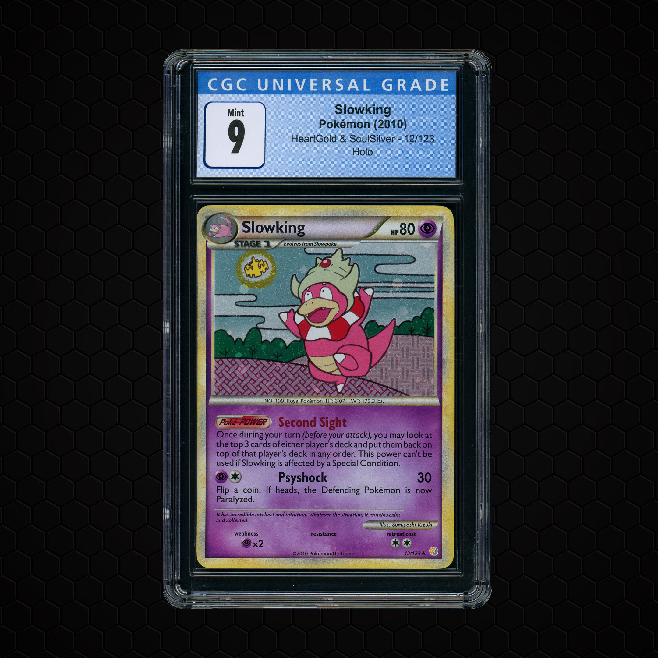 2010 HeartGold & SoulSilver Slowking #12 CGC 9