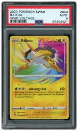 2020 Vivid Voltage Raikou #50 PSA 9 on Beezie.