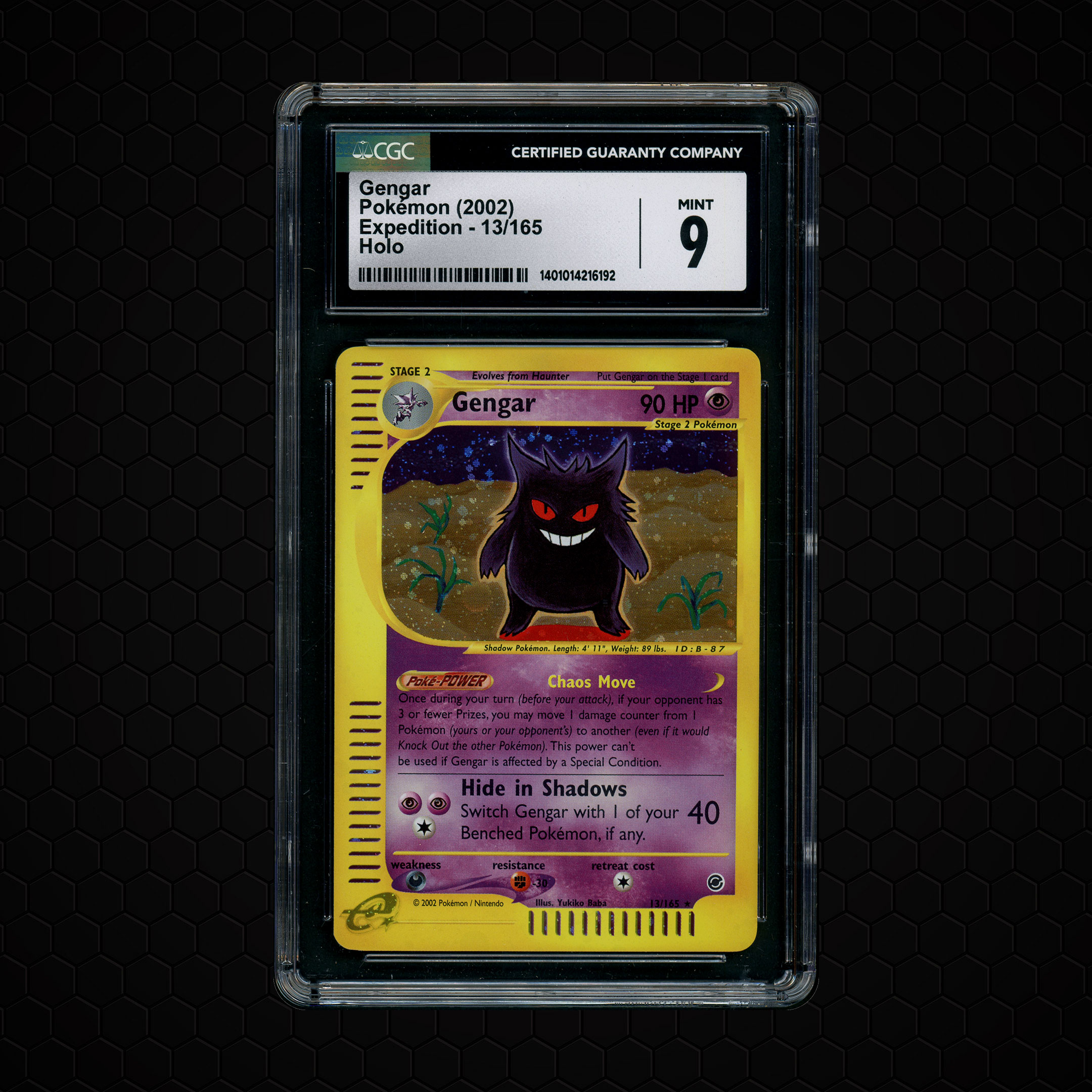 2002 Expedition Gengar #13 CGC 9