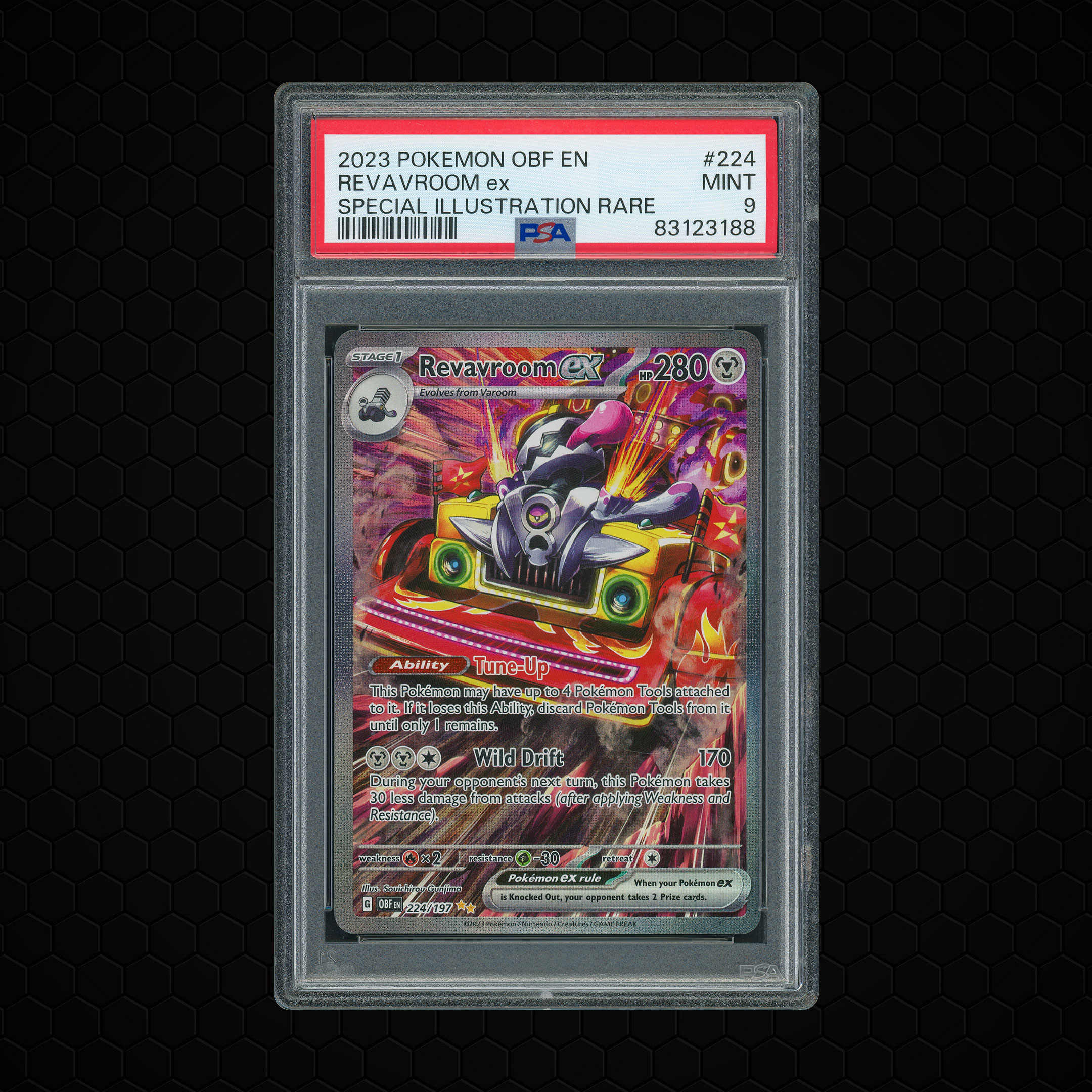 2023 Obsidian Flames Revavroom EX #224 PSA 9