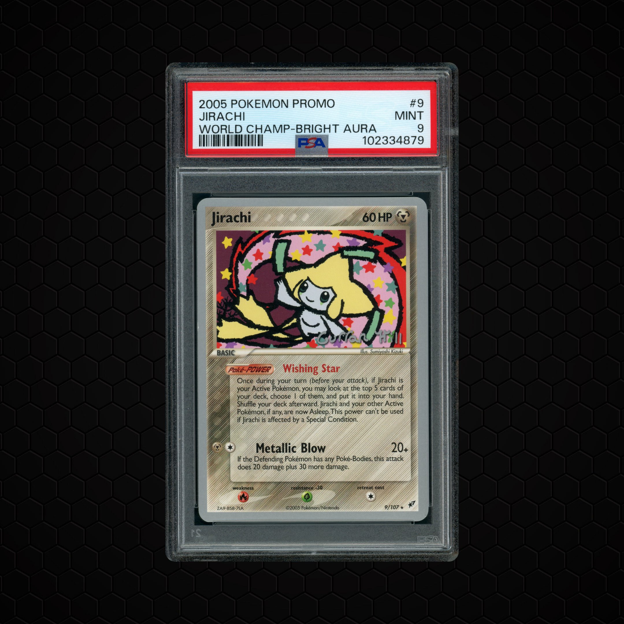2005 World Championships Promo Jirachi #9 PSA 9