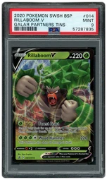 2020 Black Star Promos Rillaboom V #14 PSA 9 on Beezie.