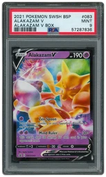 2021 Black Star Promos Alakazam V #83 PSA 9 on Beezie.