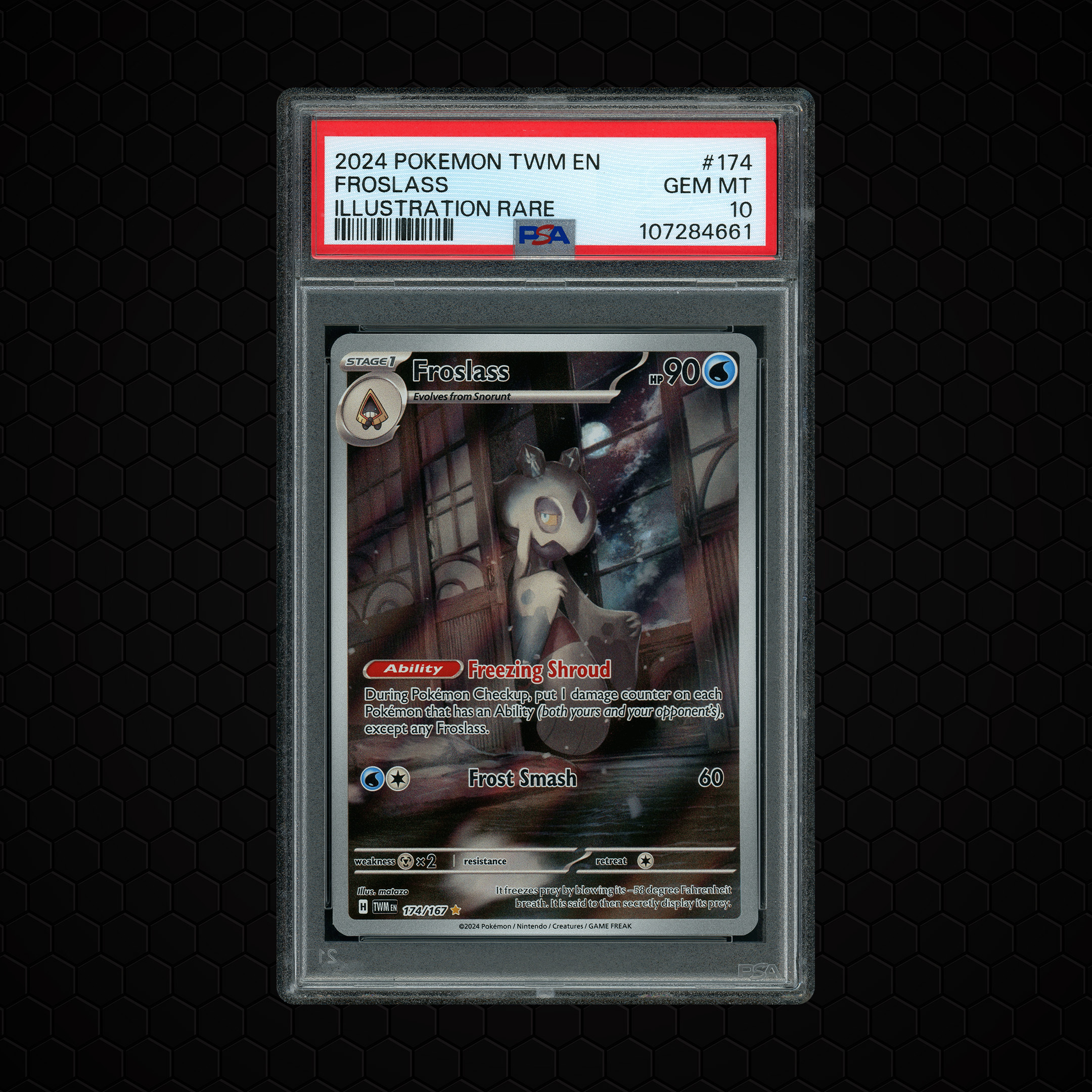 2024 Twilight Masquerade Froslass #174 PSA 10