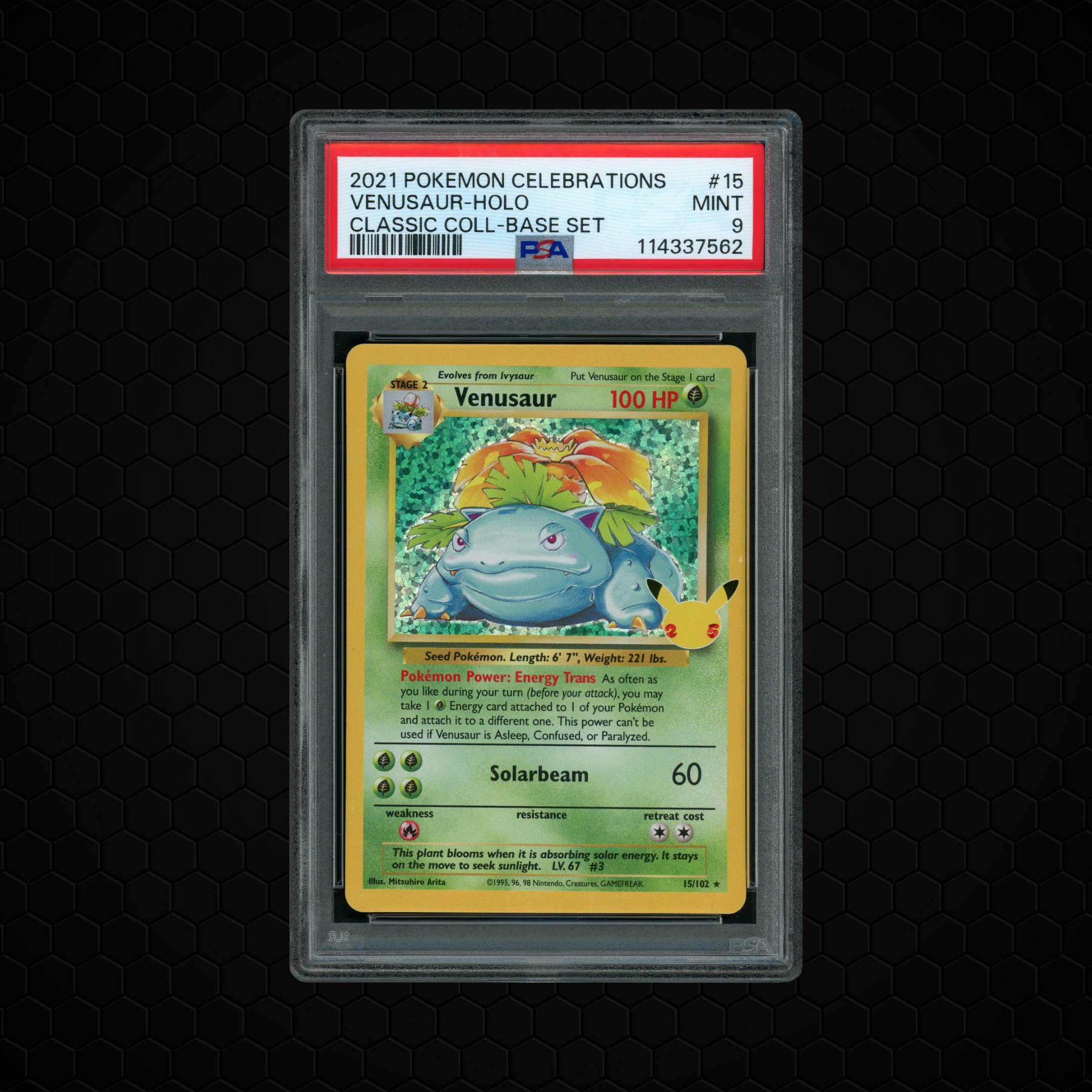 2021 Celebrations: Classic Collection Venusaur #15 PSA 9