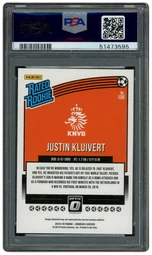 2018 Panini Donruss Justin Kluivert #196 PSA 10 on Beezie.