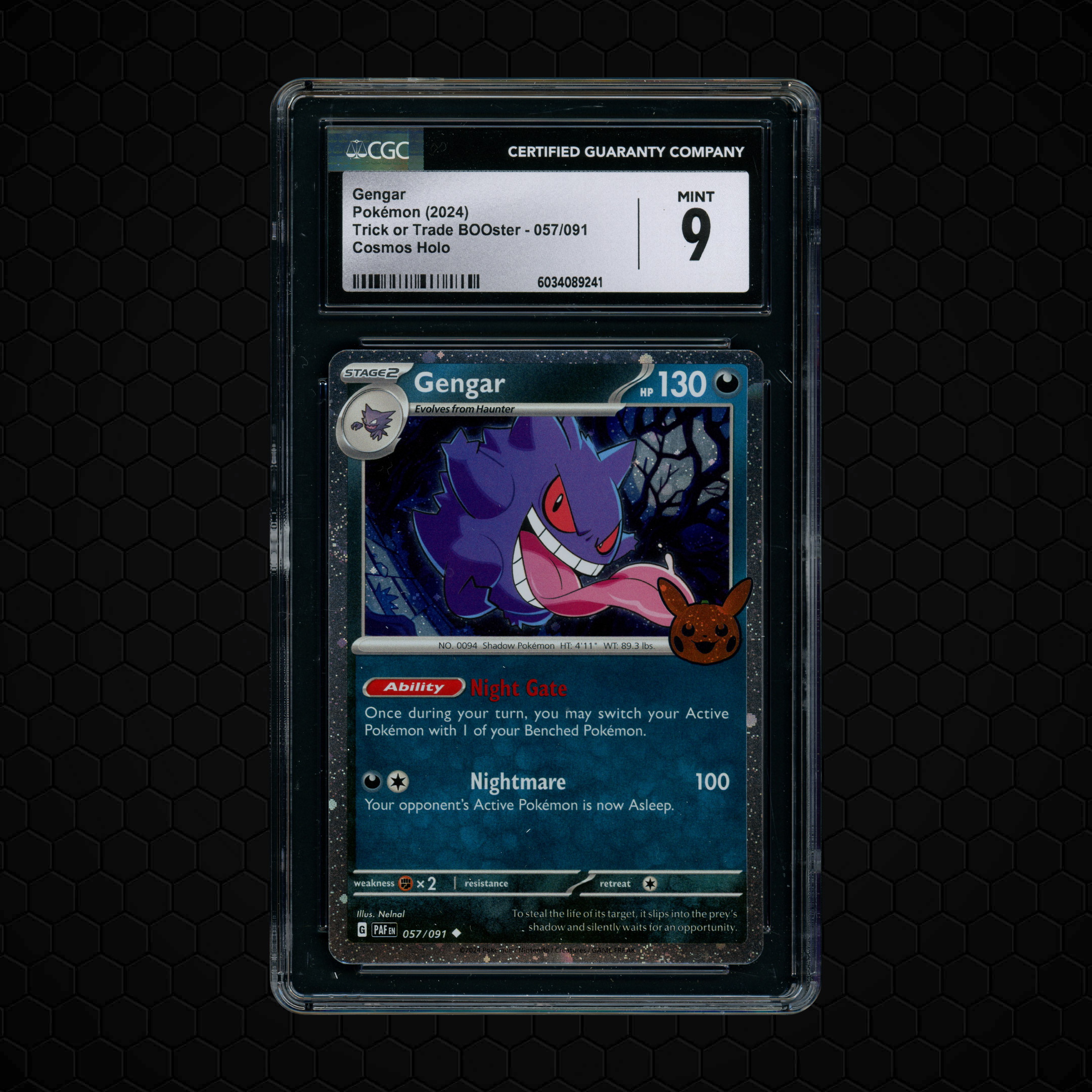 2024 Trick or Trade Booster Gengar #57 CGC 9