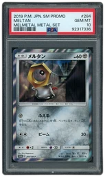 2019 Japanese Melmetal Metal Set Meltan #284 PSA 10 on Beezie.