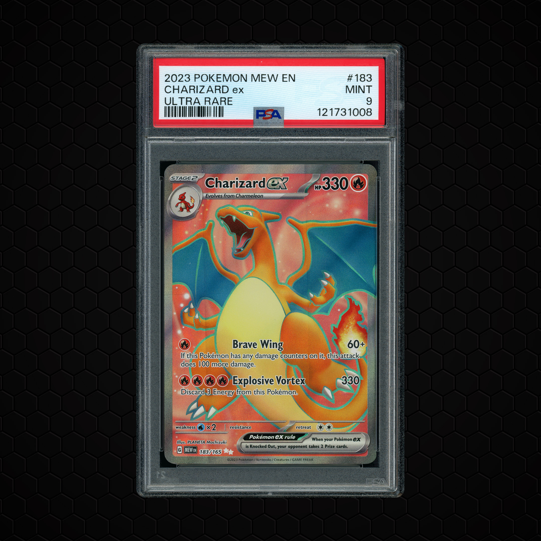 2023 Pokemon 151 Charizard EX #183 PSA 9