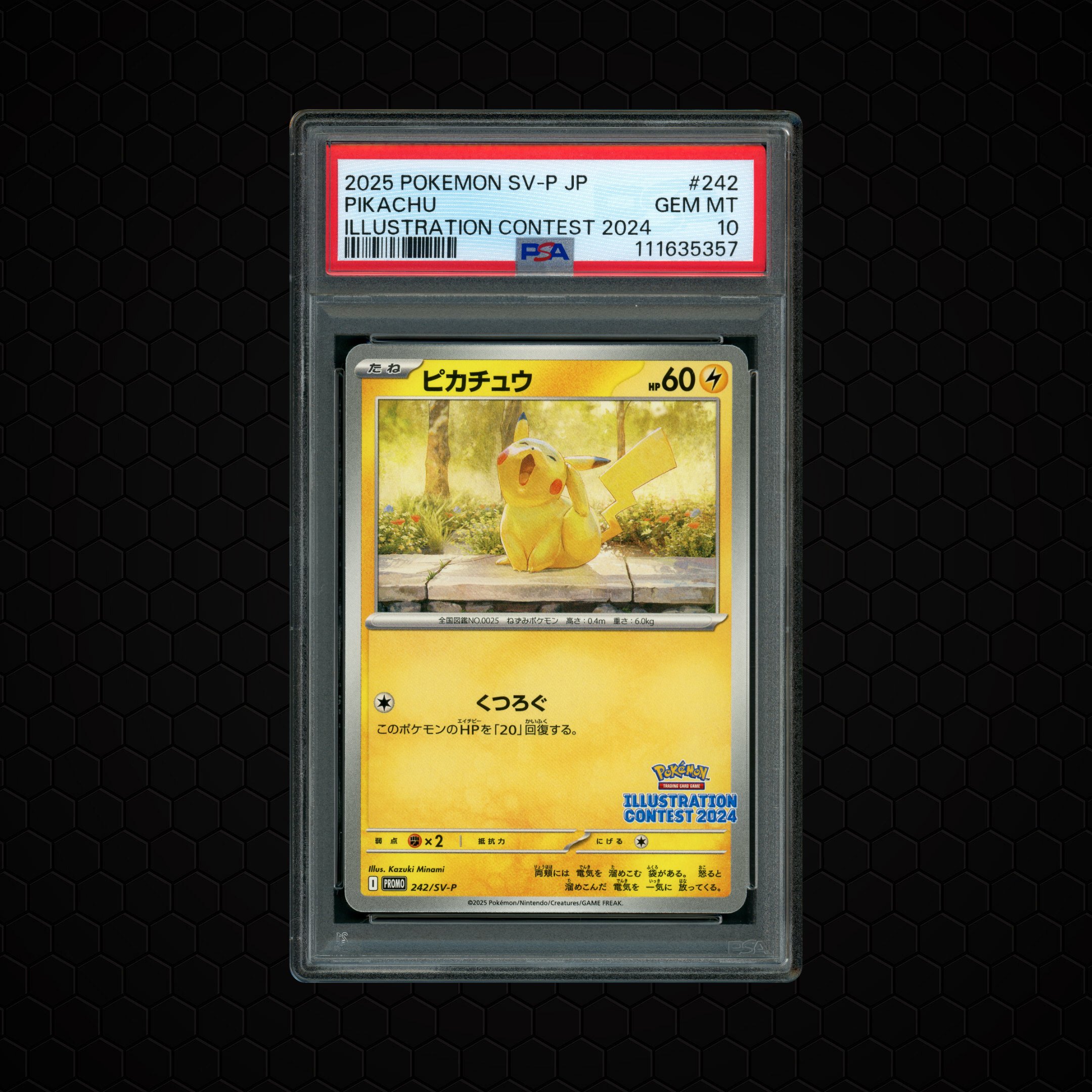 2025 Japanese Promo Pikachu #242 PSA 10