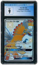 2019 Hidden Fates Ho-Oh GX #SV50 CGC 9 on Beezie.