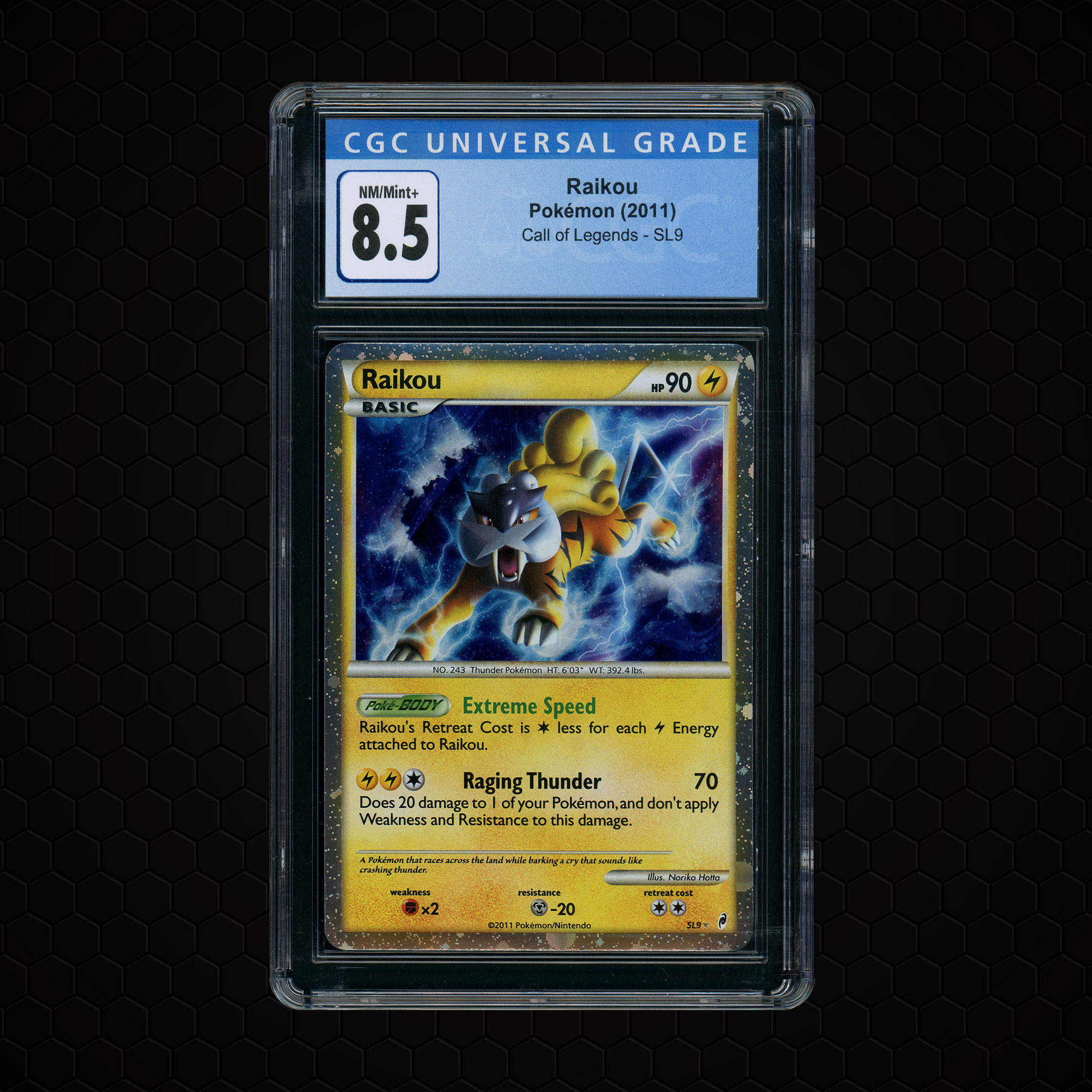 2011 Call of Legends Raikou #SL9 CGC 8.5