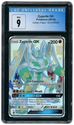 2019 Hidden Fates Zygarde GX #SV65 CGC 9 on Beezie.