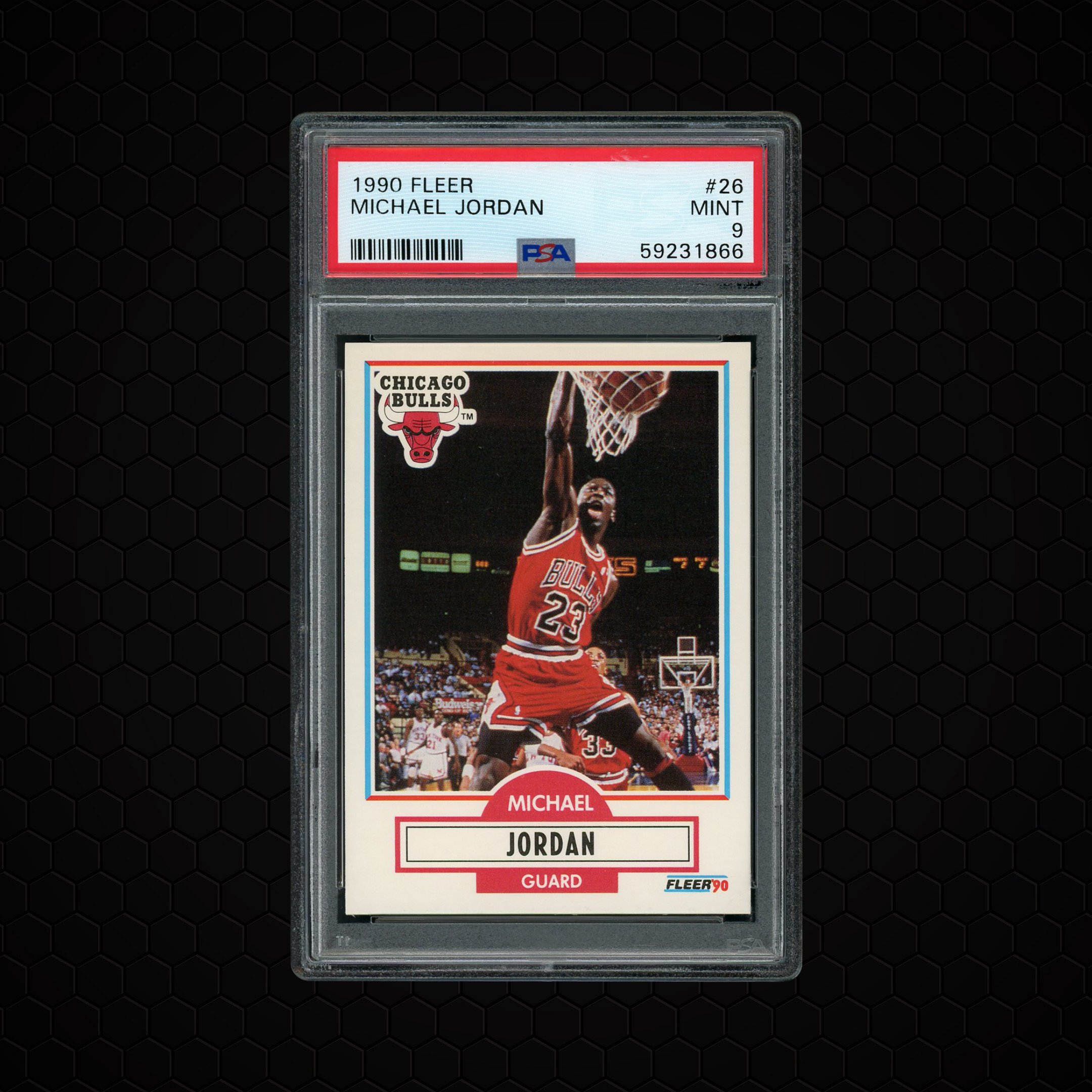 1990 Fleer Michael Jordan #26 PSA 9