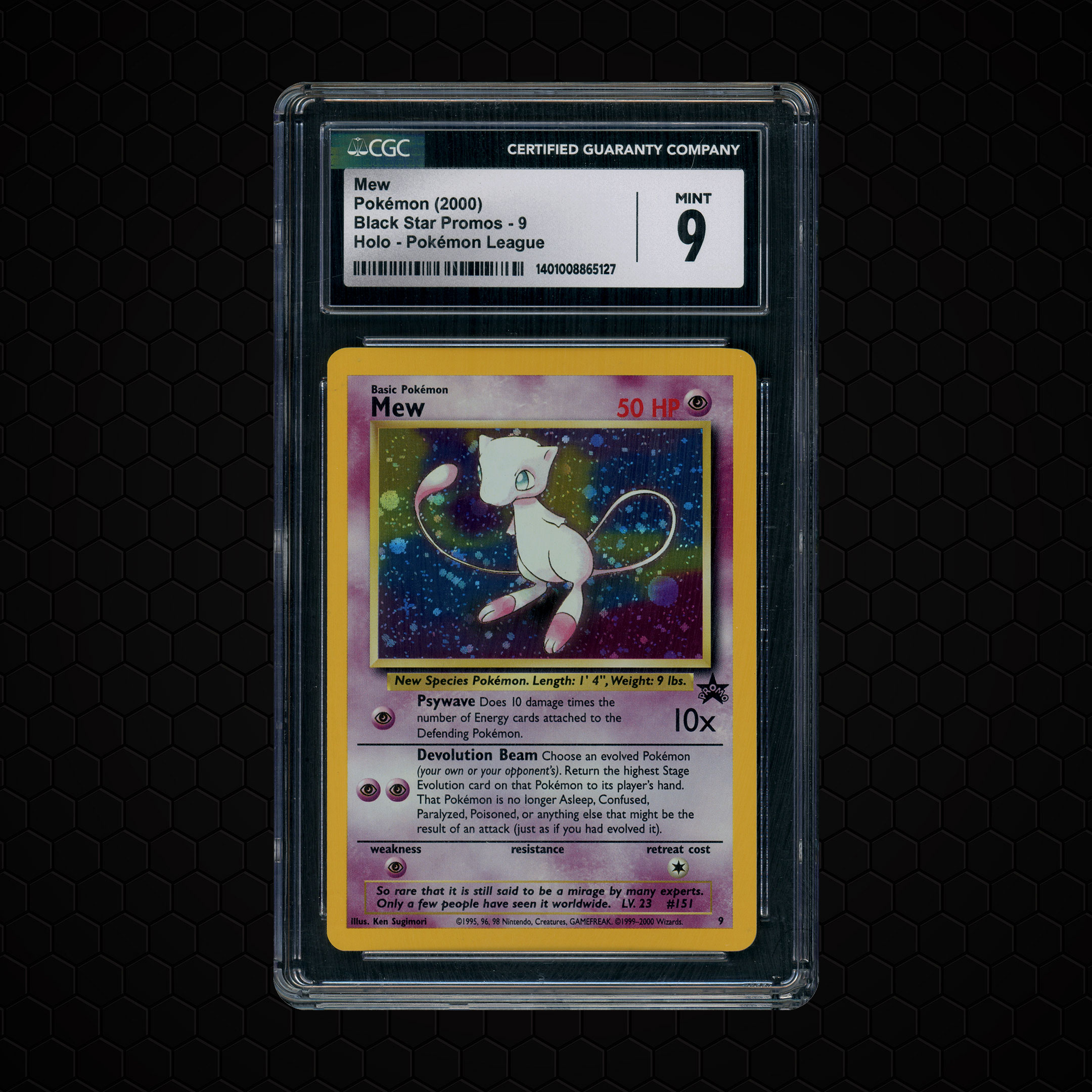 2000 Black Star Promos Mew #9 CGC 9