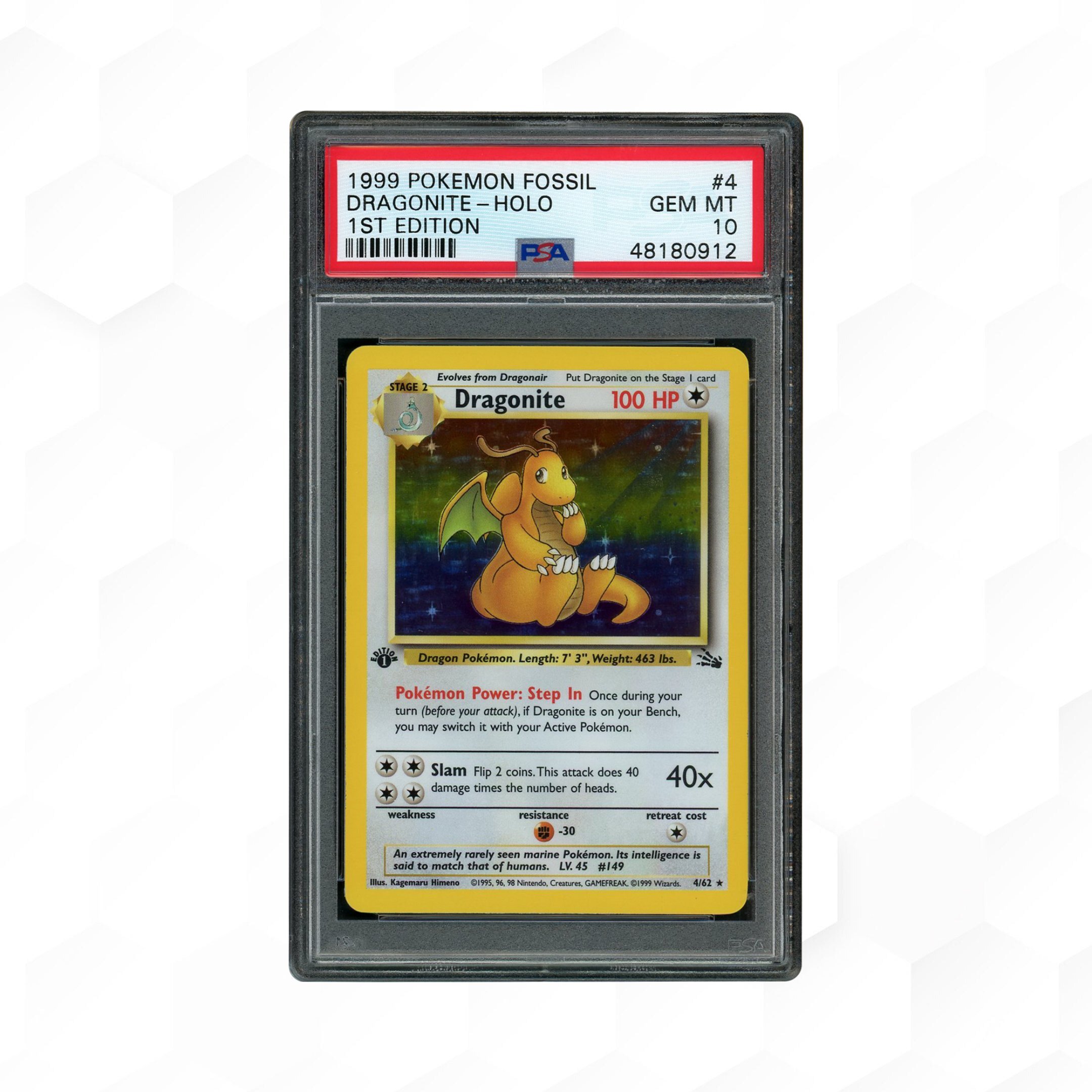 2001 Japanese Expedition 1st Edition Dragonite #126 PSA 10 - 16959