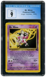1999 Jungle Unlimited Mr. Mime #22 CGC 9 on Beezie.