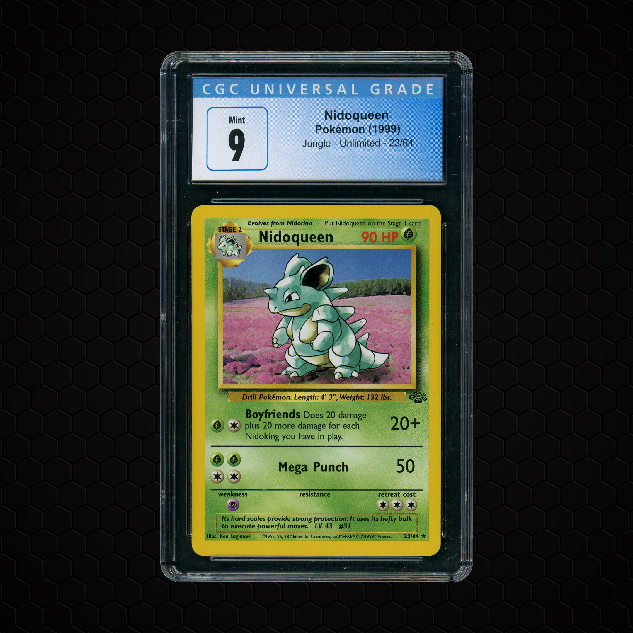 1999 Jungle Unlimited Nidoqueen #23 CGC 9