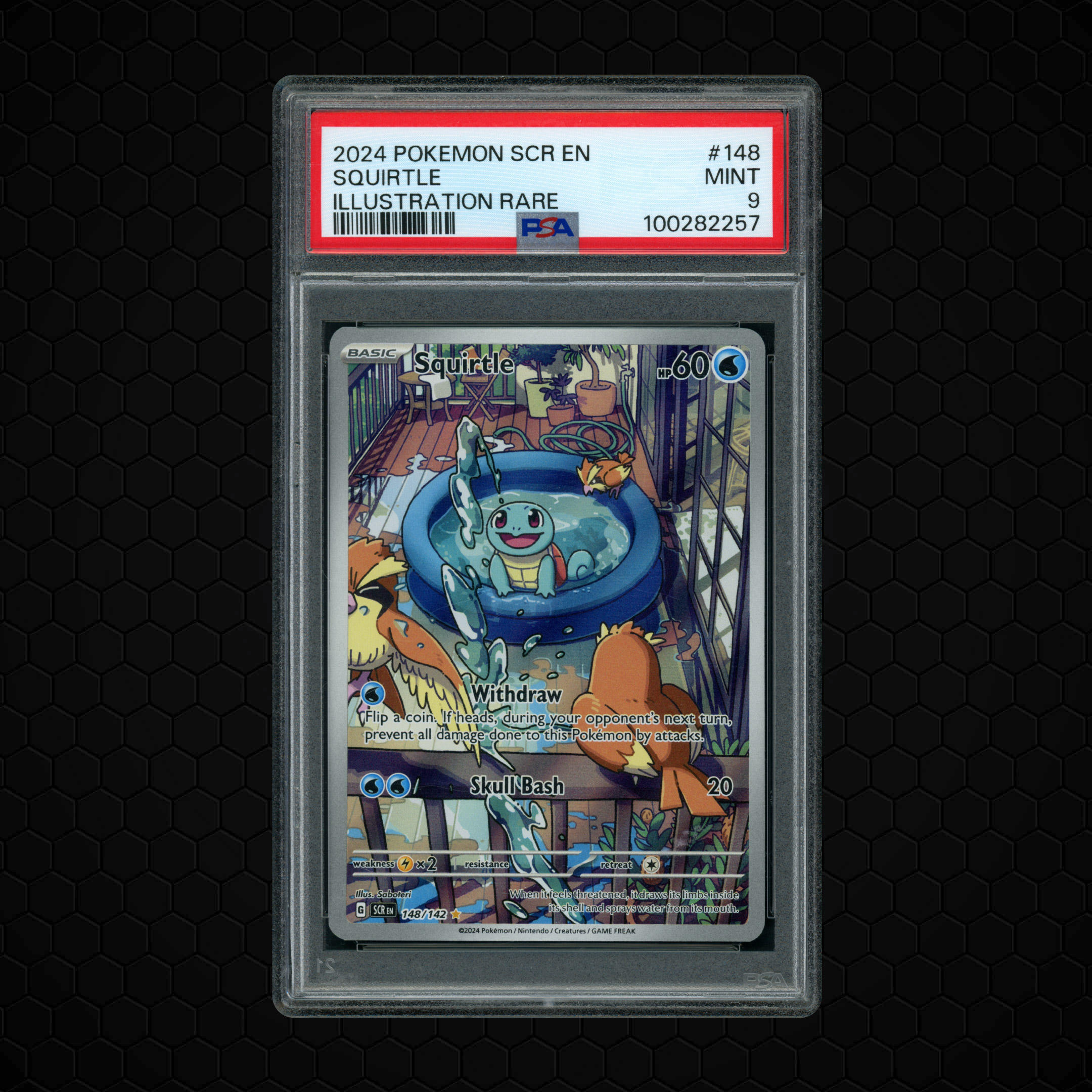 2024 Stellar Crown Squirtle #148 PSA 9