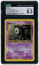 2001 Neo Discovery Unown A #33 CGC 8.5 on Beezie.