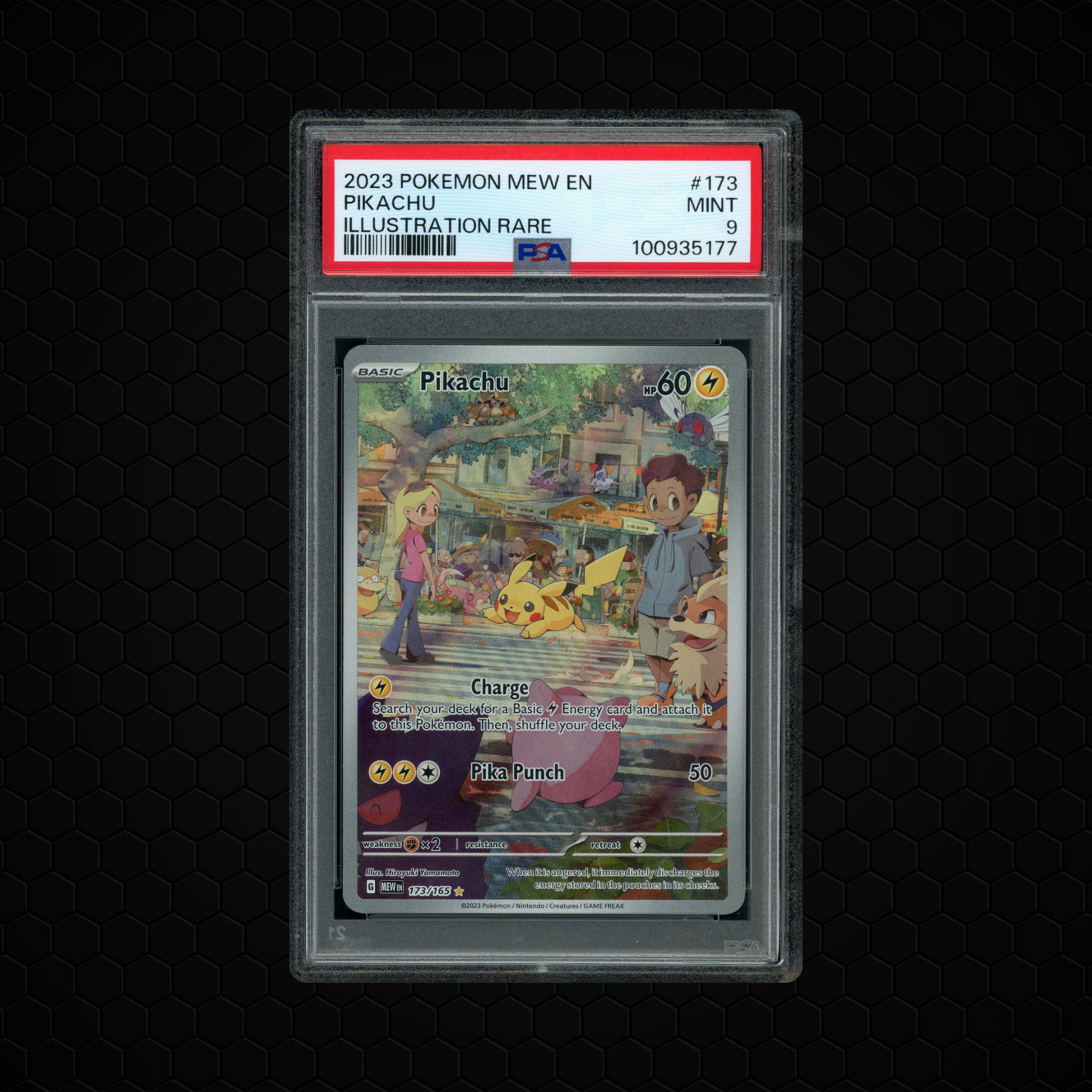 2023 Pokemon 151 Pikachu #173 PSA 9