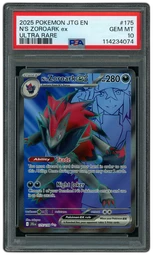 2025 Journey Together N's Zoroark EX #175 PSA 10 on Beezie.