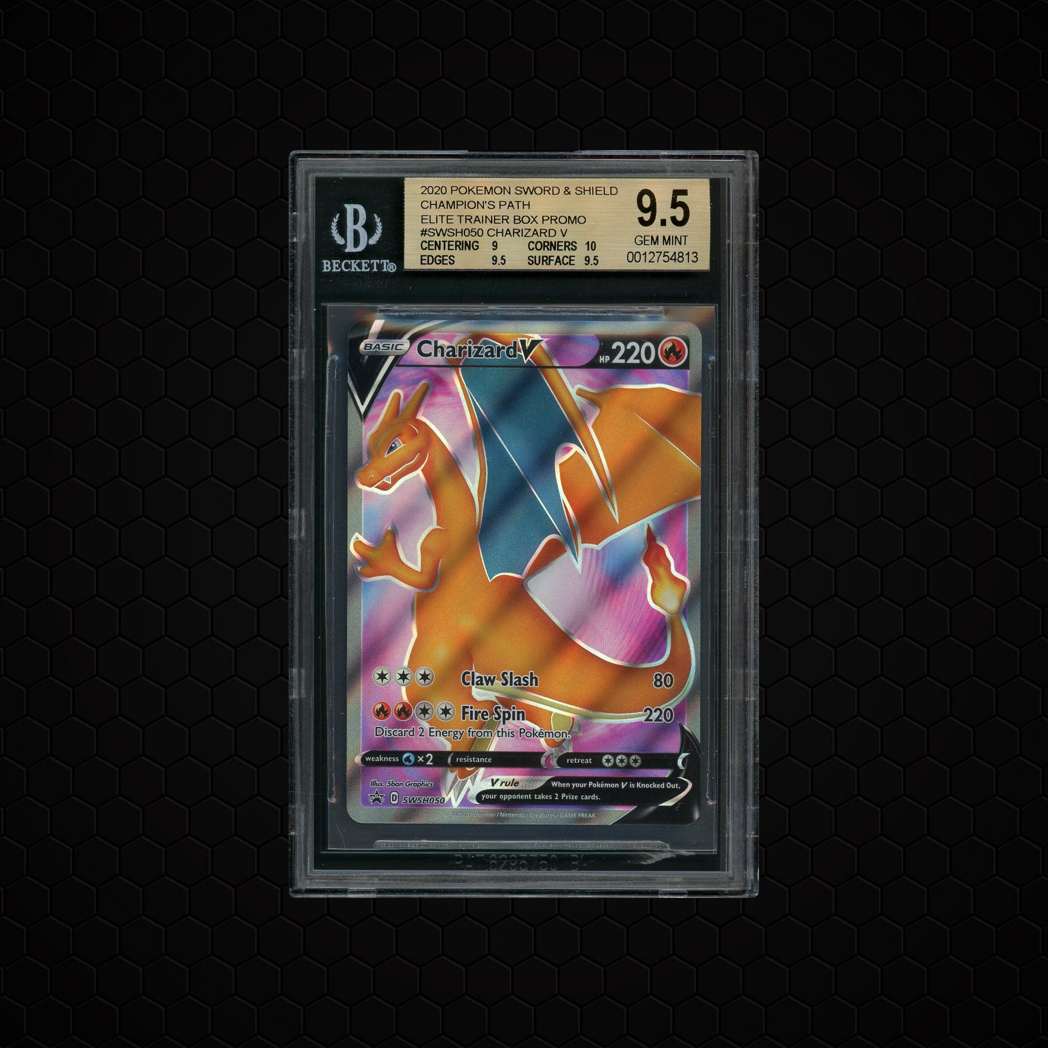 2020 Champion's Path Charizard V #SWSH050 BGS 9.5