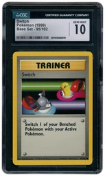 1999 Base Set Switch #95 CGC 10 on Beezie.