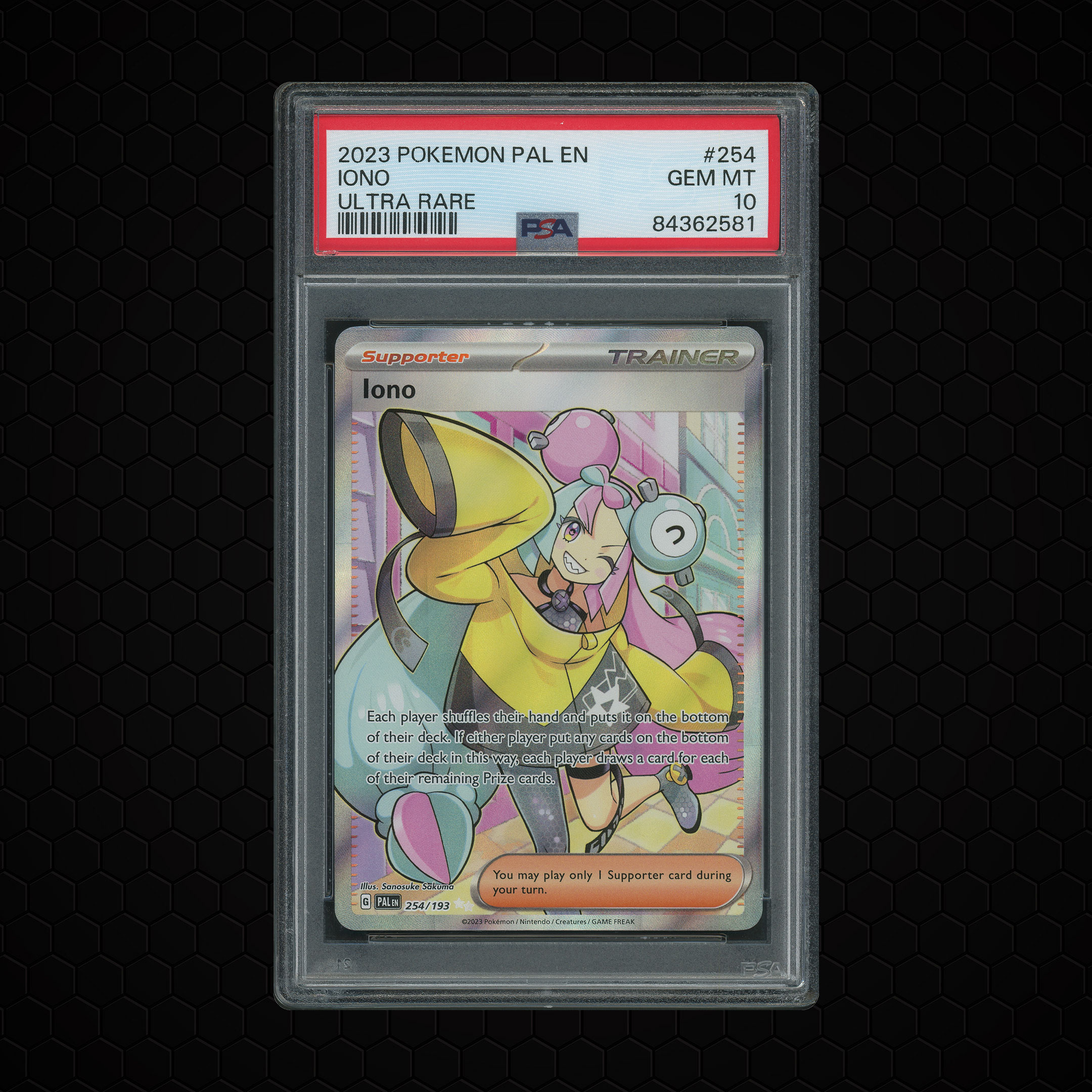 2023 Paldea Evolved lono #254 PSA 10
