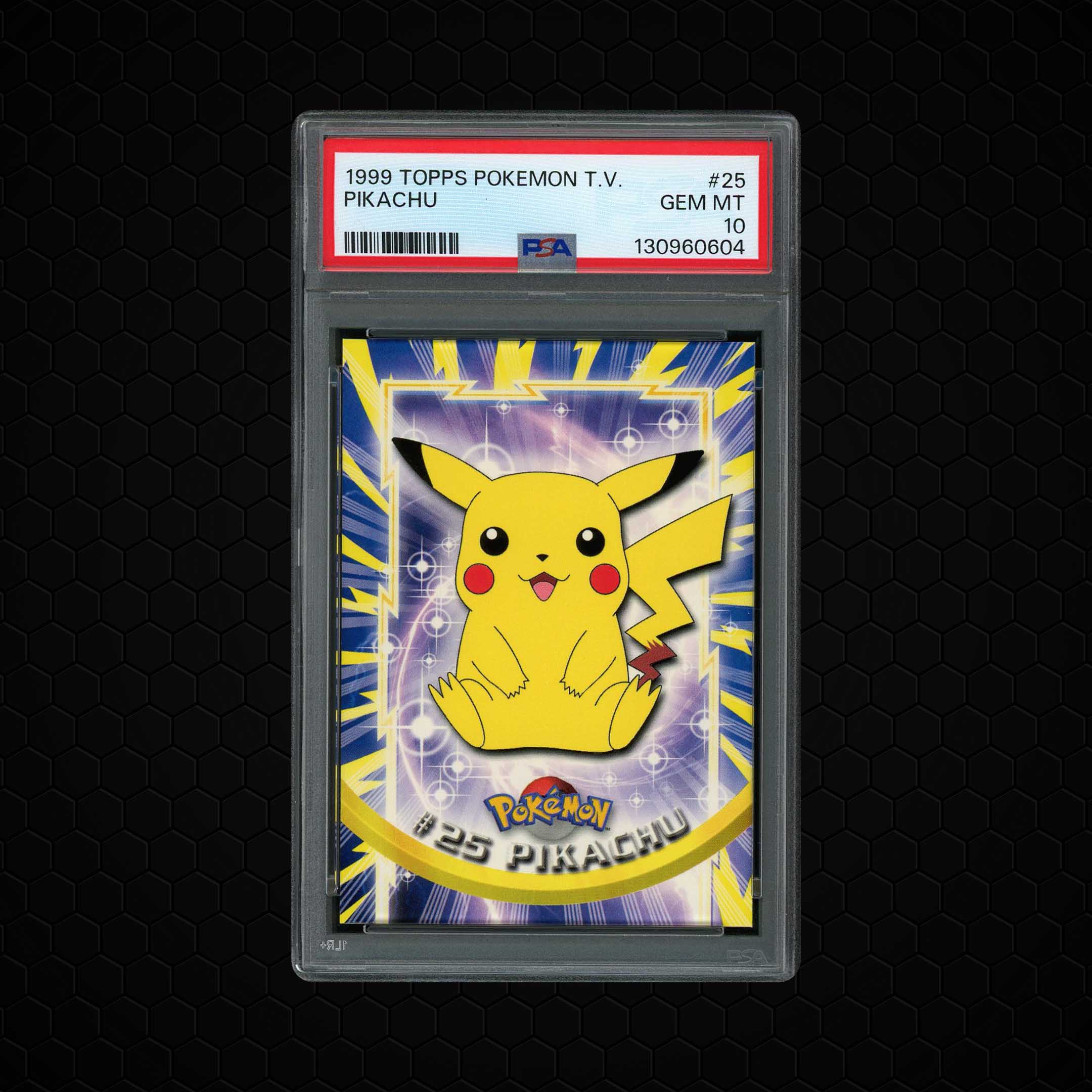 1999 Pokemon TV Pikachu #25 PSA 10