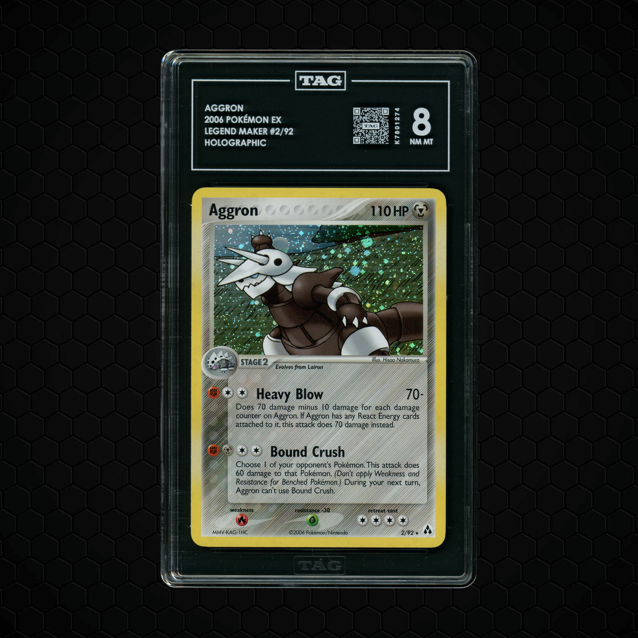 2006 Legend Maker Aggron #2 TAG 8