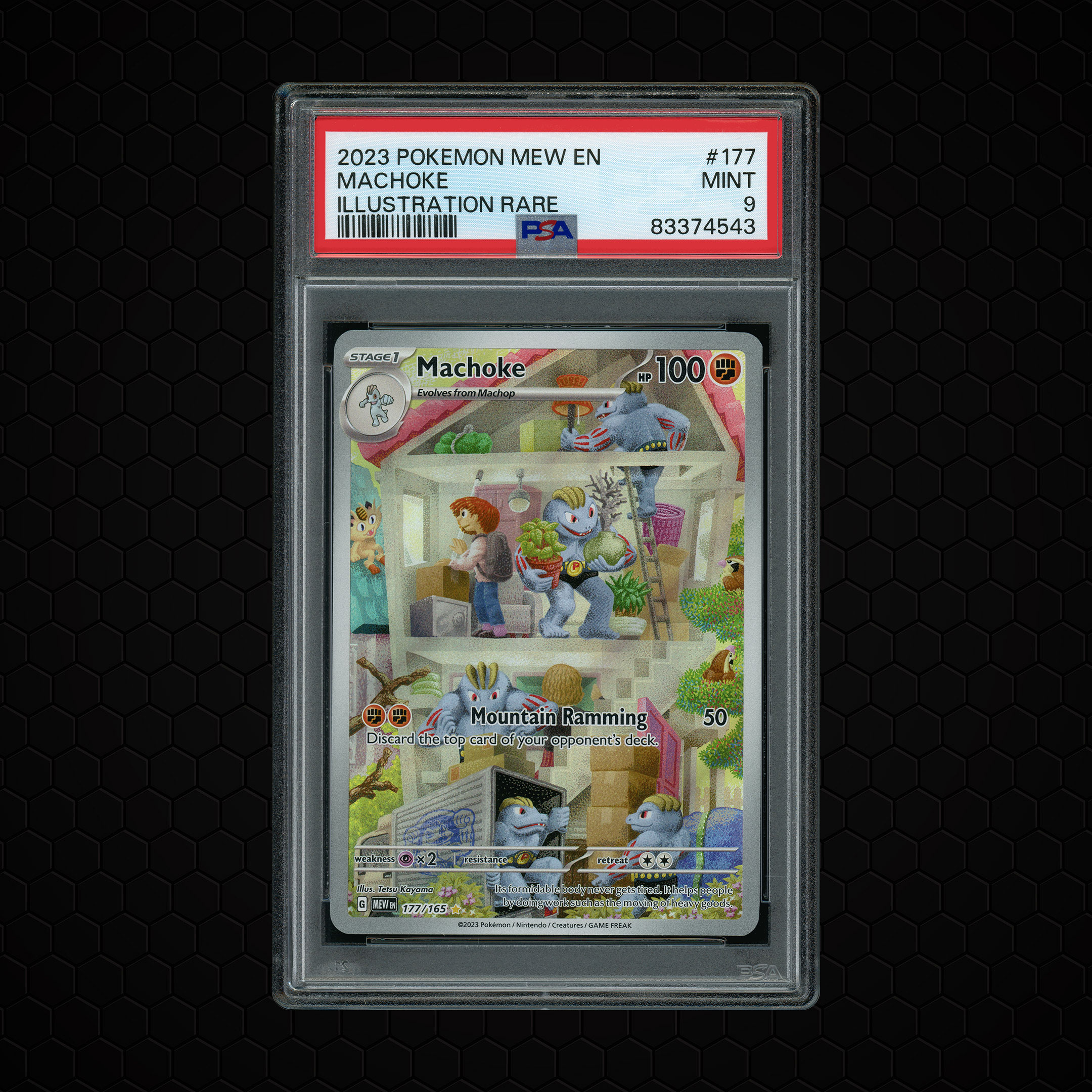 2023 Pokemon 151 Machoke #177 PSA 9