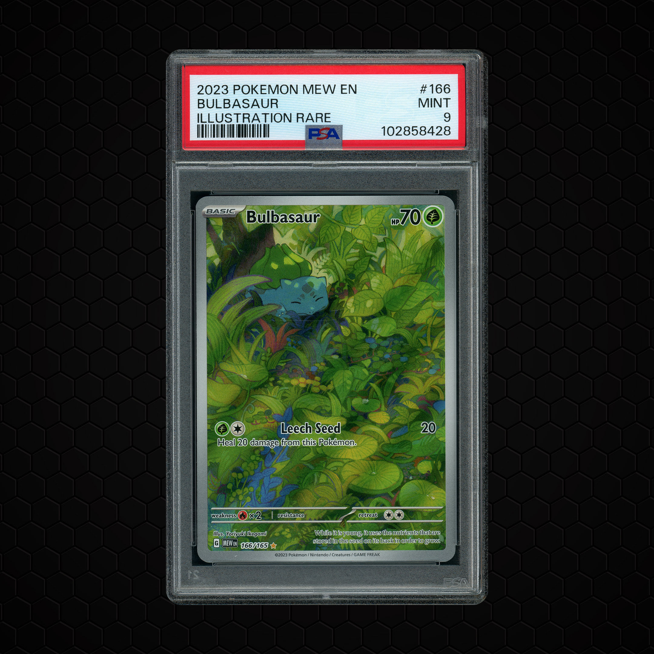 2023 Pokemon 151 Bulbasaur #166 PSA 9