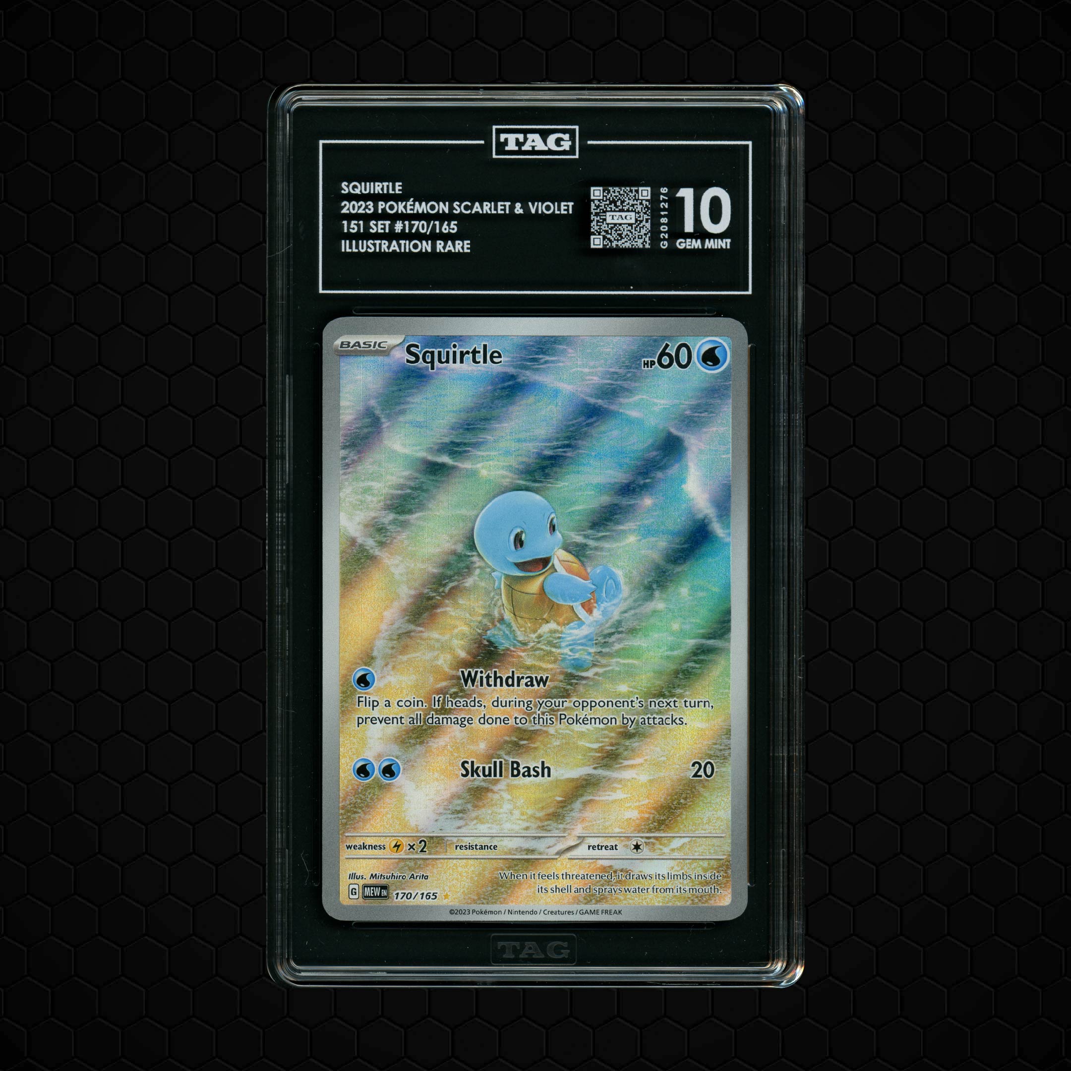 2023 Pokemon 151 Squirtle #170 TAG 10