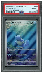 2023 Pokemon 151 Wartortle #171 PSA 10 on Beezie.