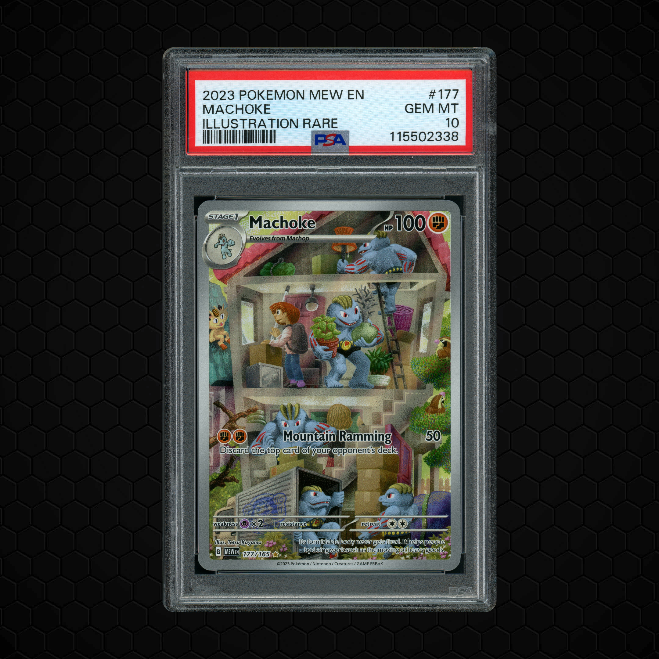 2023 Pokemon 151 Machoke #177 PSA 10