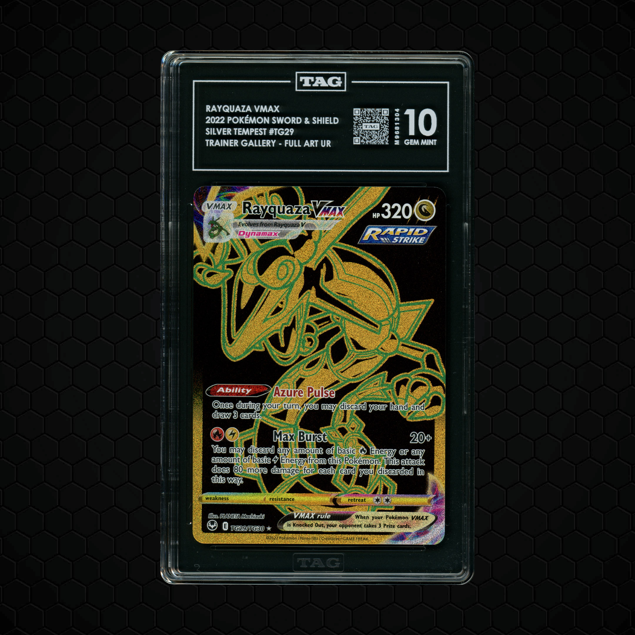 2022 Silver Tempest Rayquaza VMAX #TG29 TAG 10