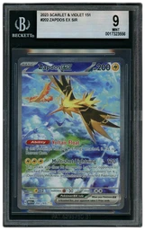 2023 Scarlet & Violet 151 Zapdos EX #202 BGS 9 on Beezie.