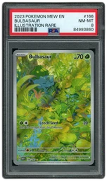 2023 Pokemon 151 Bulbasaur #166 PSA 8 on Beezie.