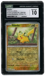 2024 Pokemon 151 Pikachu #25 CGC 10 on Beezie.